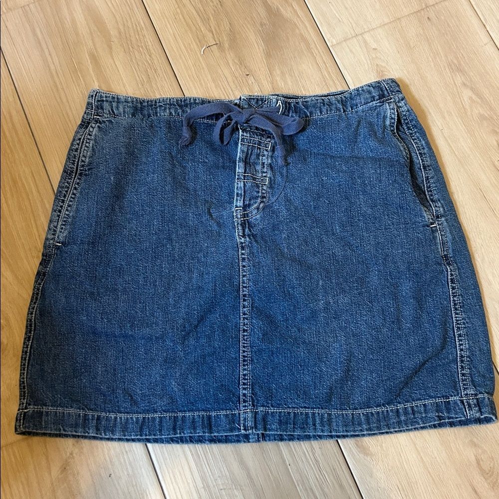 Vintage Calvin Klein Y2K Denim Jean Mini Skirt Size 5